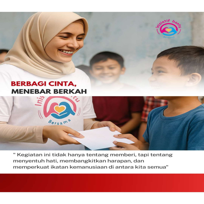 Berbagi cinta menebar berkah