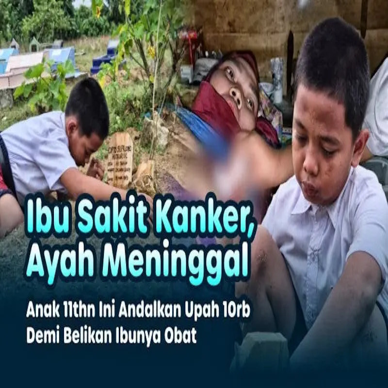 Kisah Yatim Penjual Opak Ini Hidupi Ibu Sakit Kanker