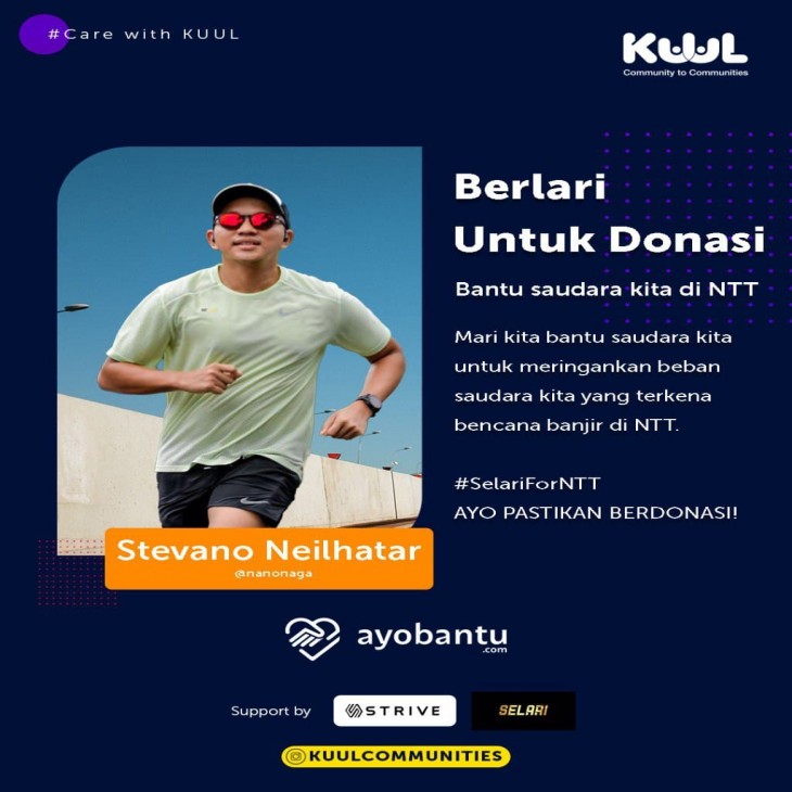 Berlari Untuk Donasi - Nano