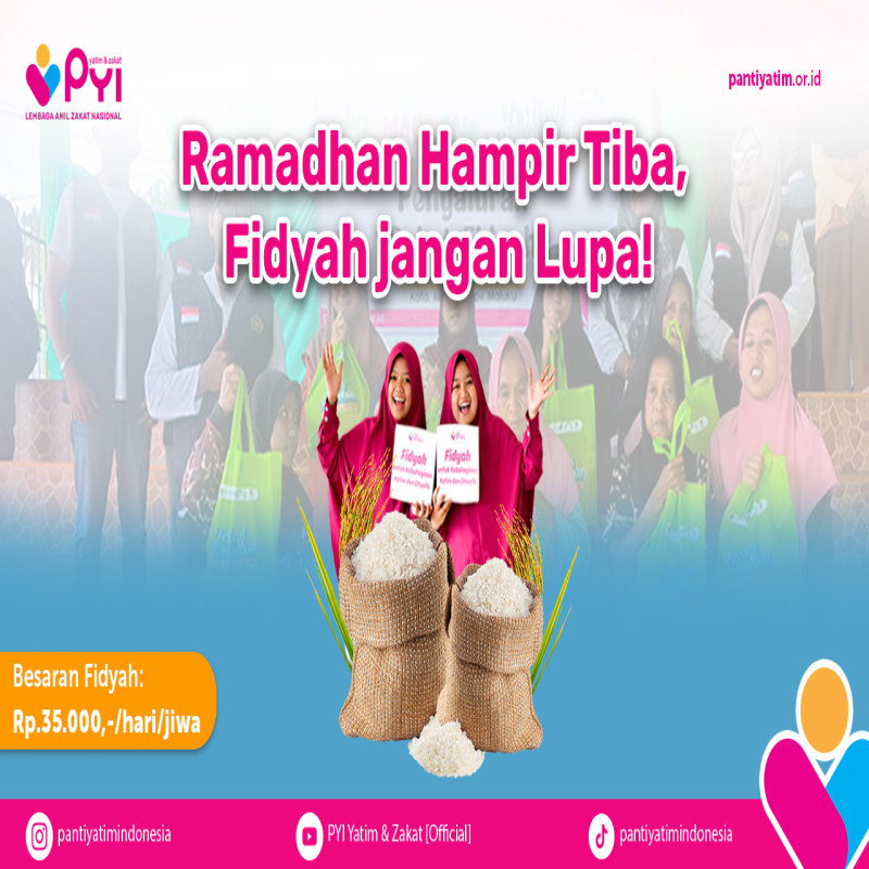 Ramadan Telah Menanti, Tunaikan Fidyah Sebelum Ramadan Tiba