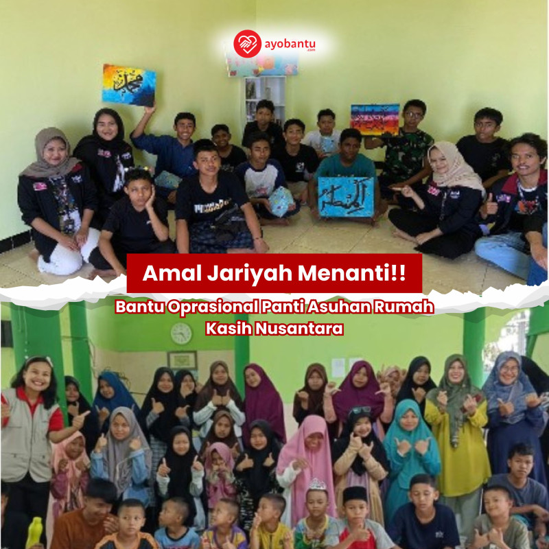 Bantu Oprasional Panti Asuhan Rumah Kasih Nusantara