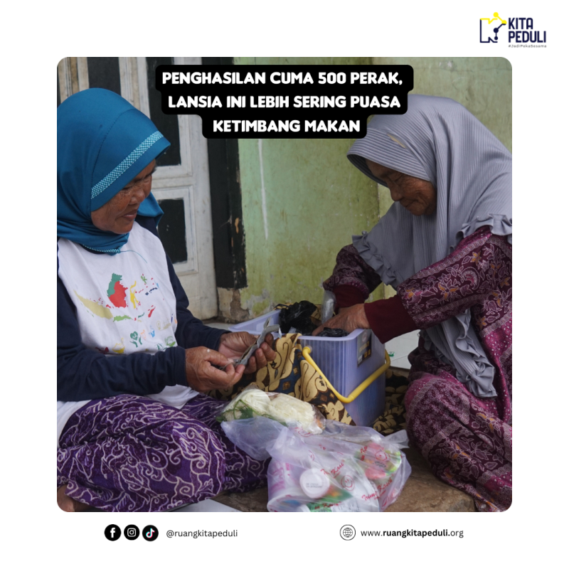Lansia 80 Tahun Tak Lupa Ngaji Meski Dagangan Sepi