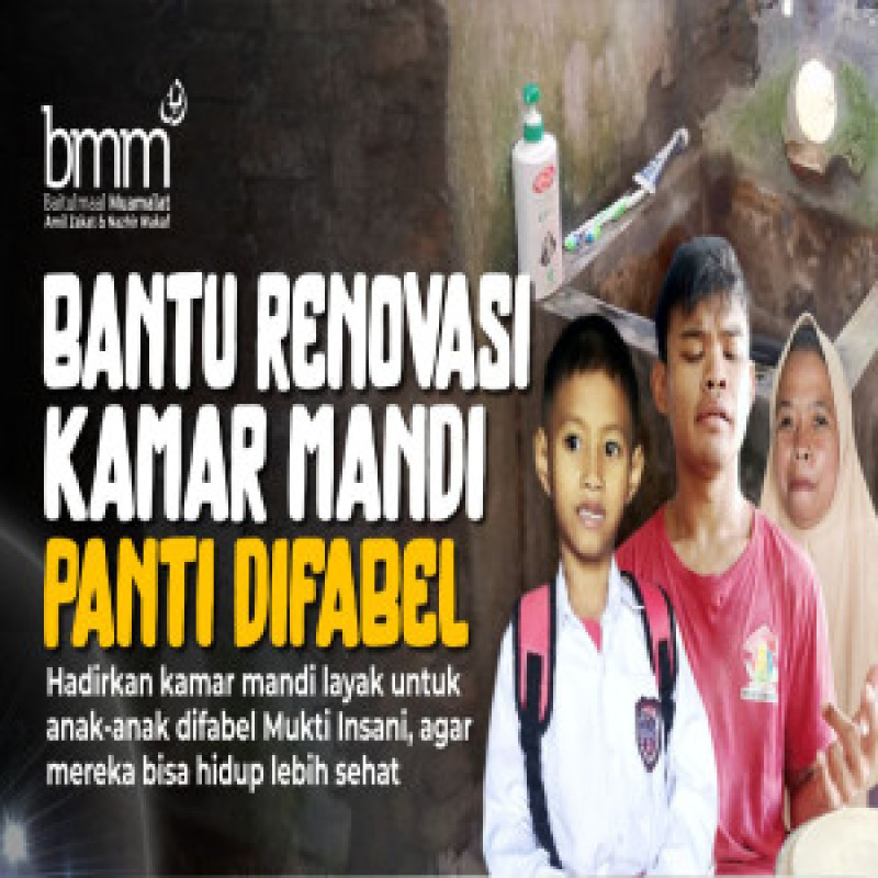 Jauh dari Layak, Panti Difabel ini Butuh MCK Baru