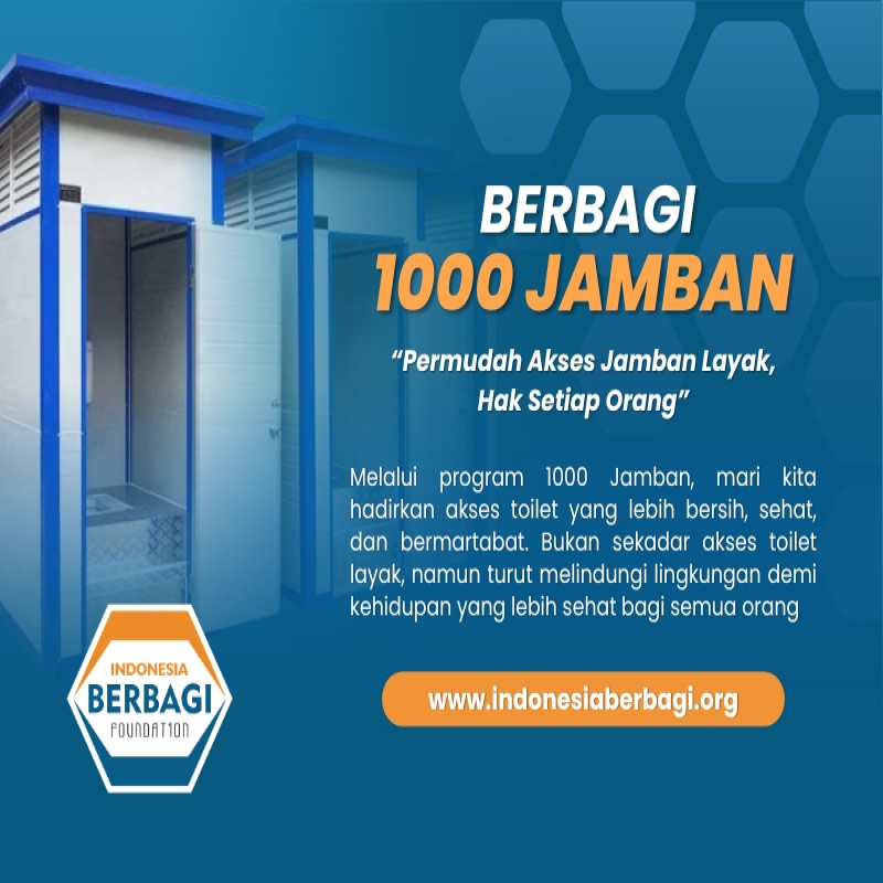 Bangun 1000 Jamban - Indonesia Berbagi