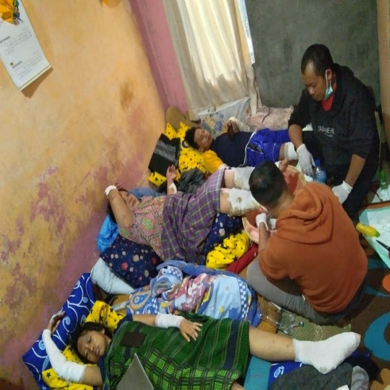 Butuh Bantuan! 1 Keluarga Alami Luka Bakar hingga 80% karena Ledakan Gas Melon