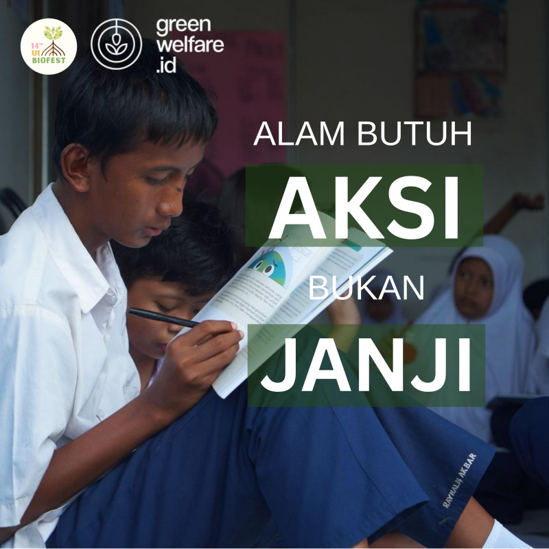 Jadilah. pendukung pendidikan iklim untuk pemuda Indonesia!