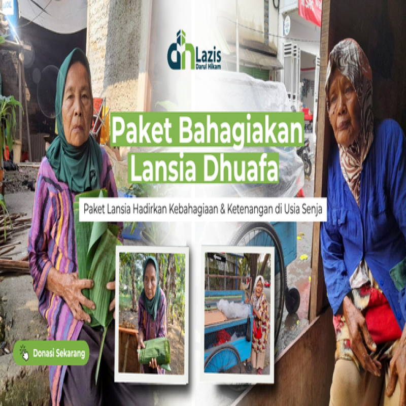 Bantu Lansia Pejuang Nafkah di Usia Senja