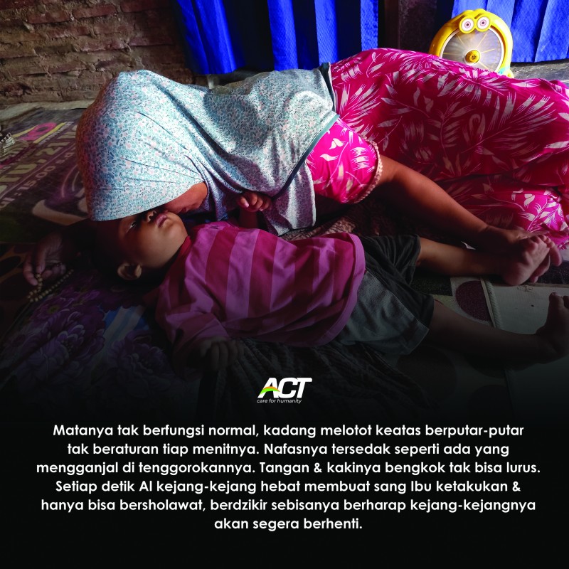 Kejang Setiap Menit Hingga Sulit Bernafas, Ayo Bantu Al-Ghozali Sembuh dari Epilepsi