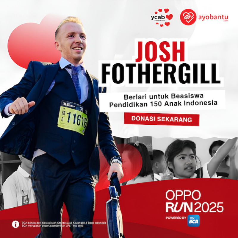 Dukung Josh Untuk Wujudkan Pendidikan Bagi 150 Anak