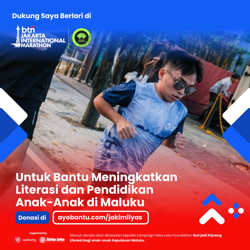 Run For Purpose Pendidikan Anak Anak Maluku - Ilyas