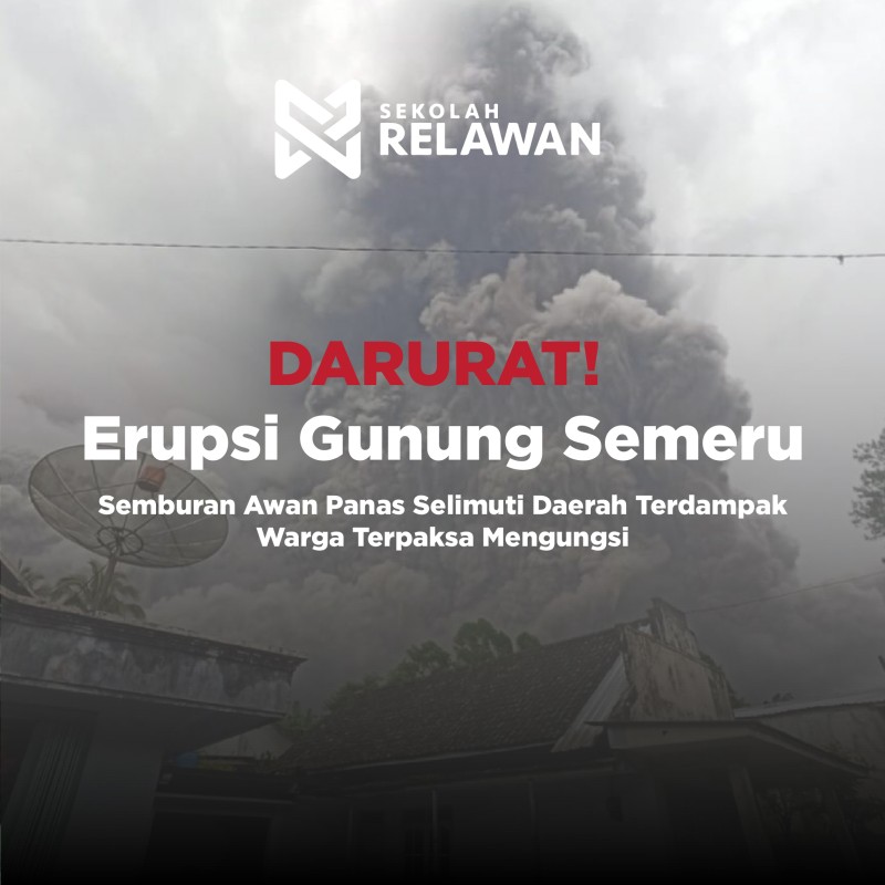 Bergerak Bantu Korban Erupsi Gunung Semeru!