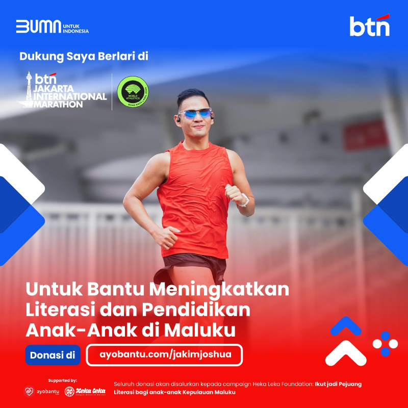 Run For Purpose Pendidikan Anak Anak Maluku - Joshua Astono
