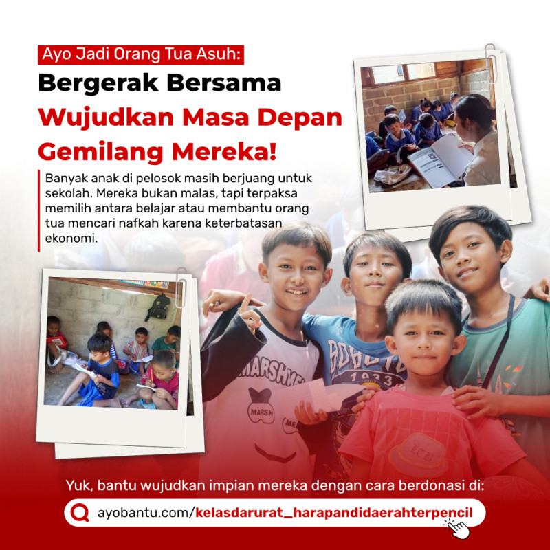 Ayo Jadi Orang Tua Asuh: Bergerak Bersama Wujudkan Masa Depan Gemilang Mereka ❤