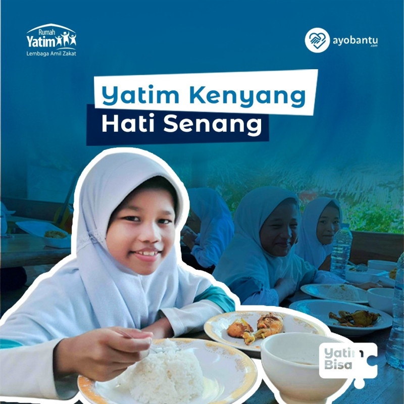 Sedekah 10 Ribu Hadirkan Sepiring Nasi untuk Yatim