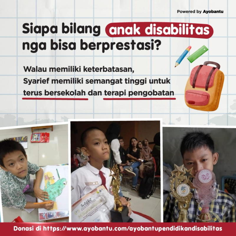 Ayo Bantu Pendidikan Ratusan Anak Disabilitas