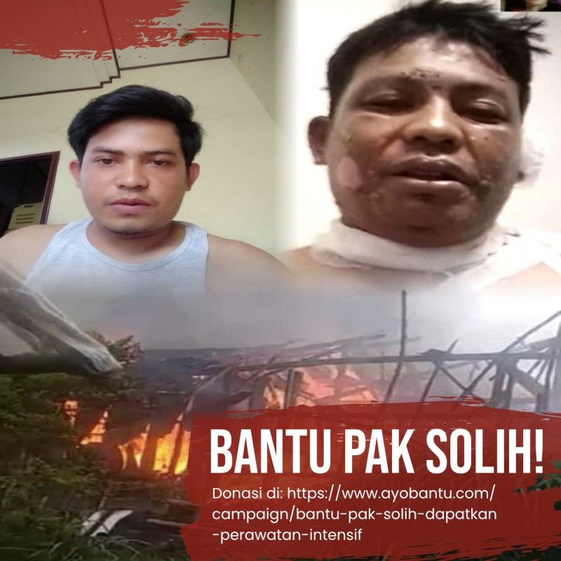 Bantu Pak Solih dapatkan perawatan intensif