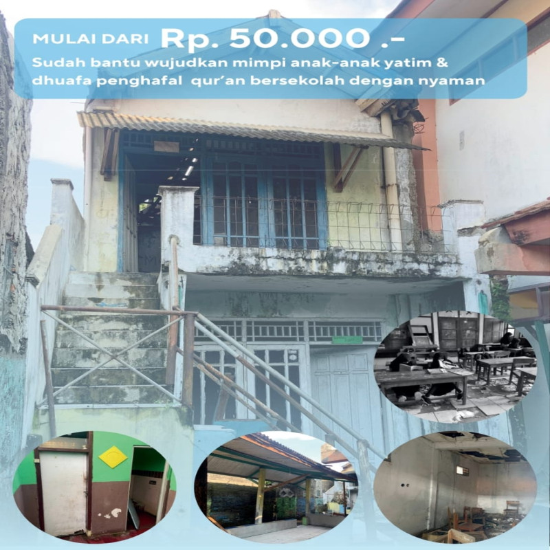 Wakaf Tunai Renovasi Asrama, Ruang Belajar Santri