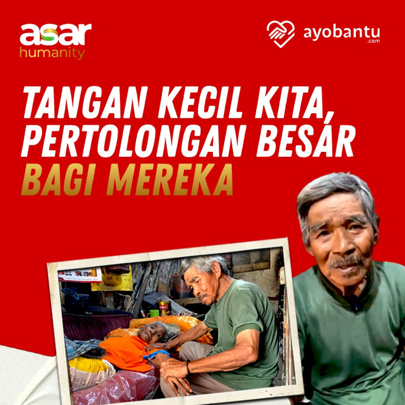 Kisah Abah Ujang Rawat Istri Sambil Mulung