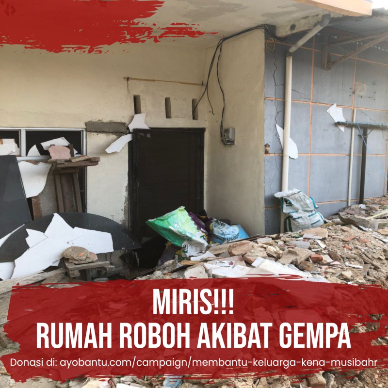 Membantu keluarga kena musibah