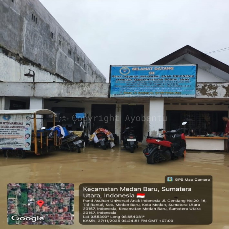 21 Anak Panti Asuhan Universal Anak Indonesia Korban Banjir