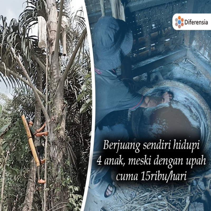 Hidup Sebatangkara di Hutan Demi Lahang 10 Ribu