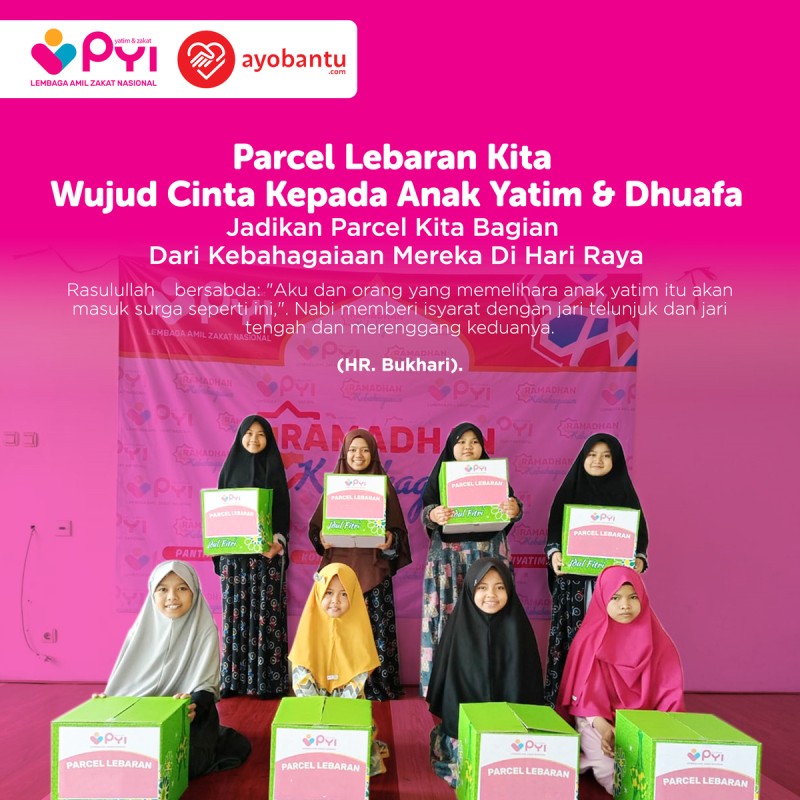 Parcel Lebaran untuk Kebahagiaan Yatim Dhuafa