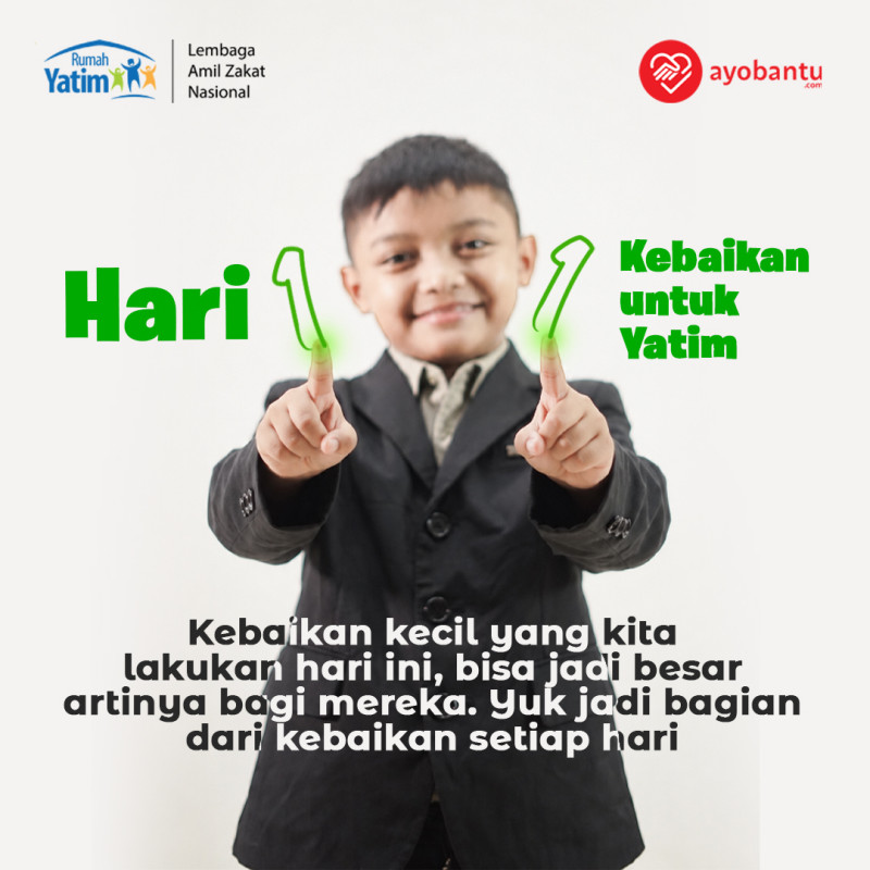 1 Hari 1 Kebaikan untuk Yatim di Muharram