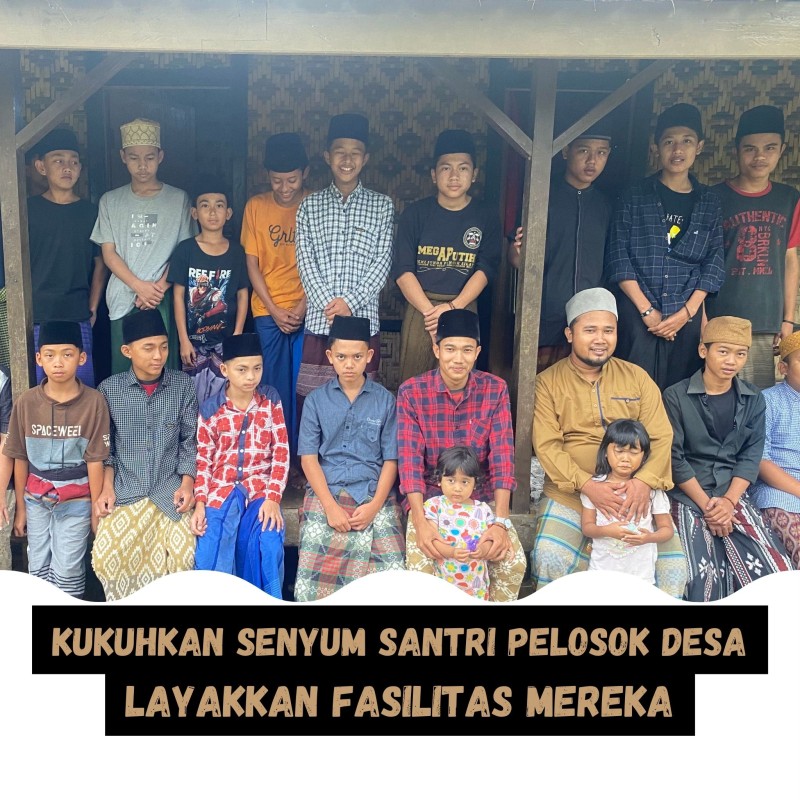 Hadirkan Dapur Umum Layak Untuk Santri Pelosok
