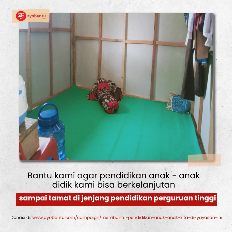 Membantu pendidikan anak - anak kita di yayasan ini
