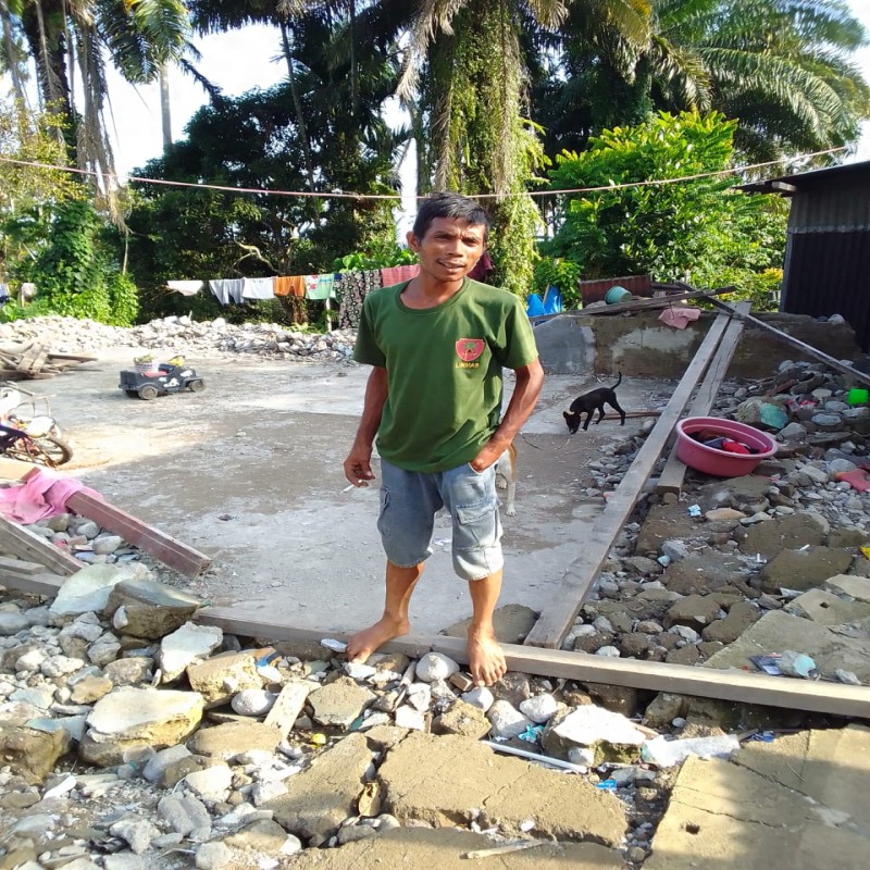 Mohon bantuan bencana alam yang terlantar