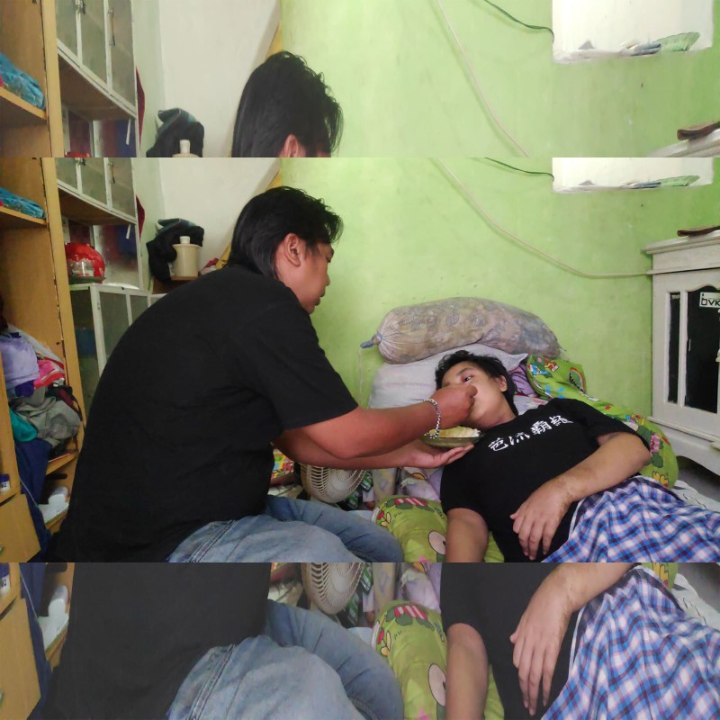 Bantu Iqbal Yatim Piatu sembuh dari Patah Tulang & Lumpuh supaya bisa sekolah kembali.