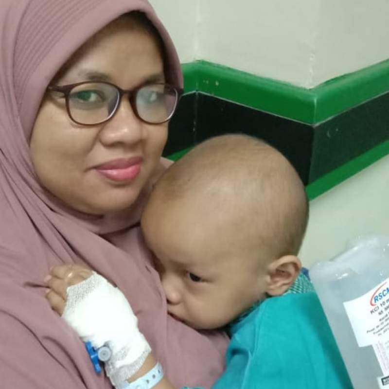 Berjuang Sembuh Dari Neuroblastoma Tanpa Ditemani Sosok Ayah