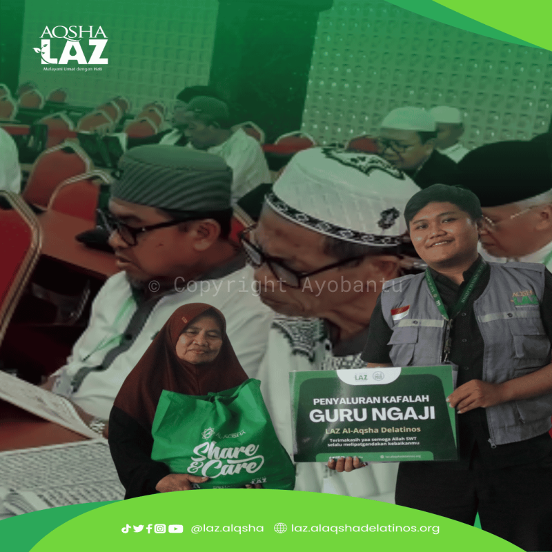 DONASIMU BANTU BAHAGIAKAN GURU NGAJI