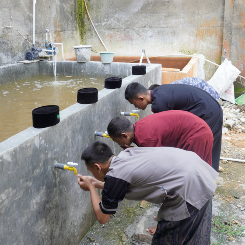 Bantu Kebutuhan Santri dan Yatim di Pondok Al Aska Qu