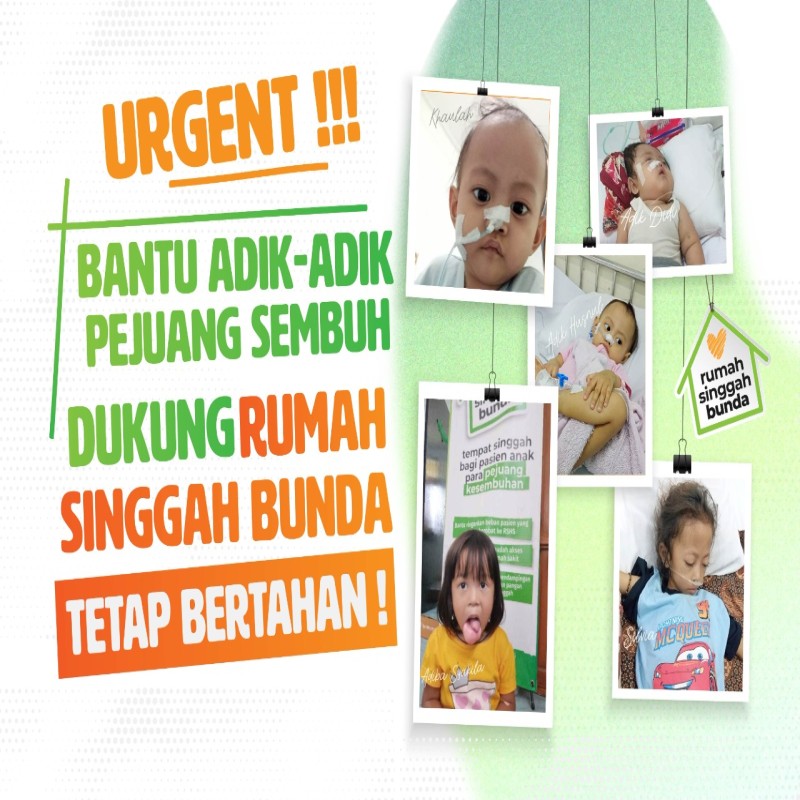 Bantu Rumah Singgah Bunda Tetap Beroperasi!