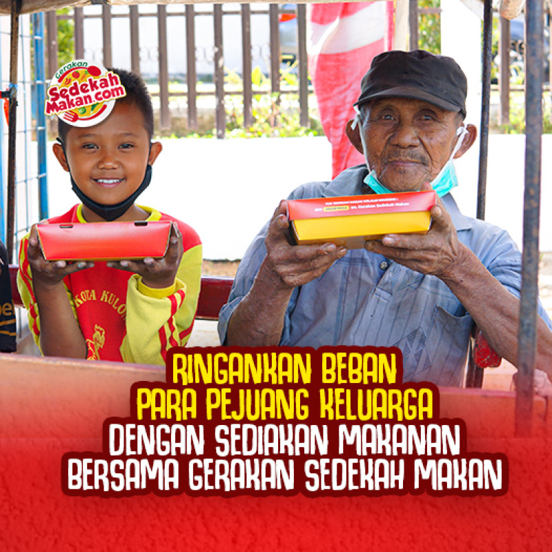 Bahagiakan Santri Penghafal Quran & Pejuang Nafkah Bersama Gerakan Sedekah Makan