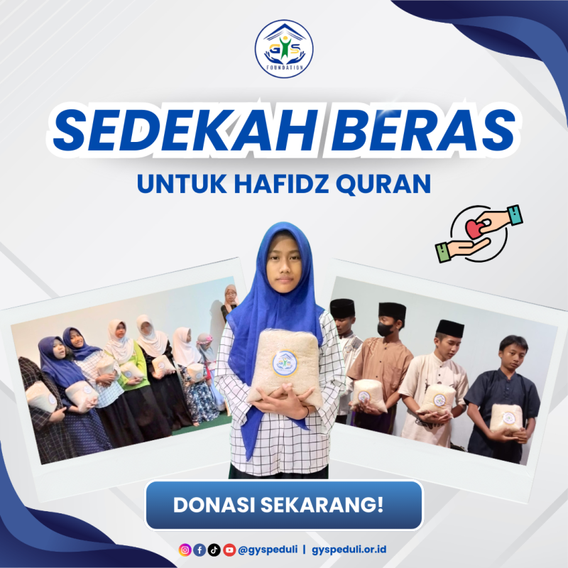Sedekah Beras Dukung Hafidz Quran