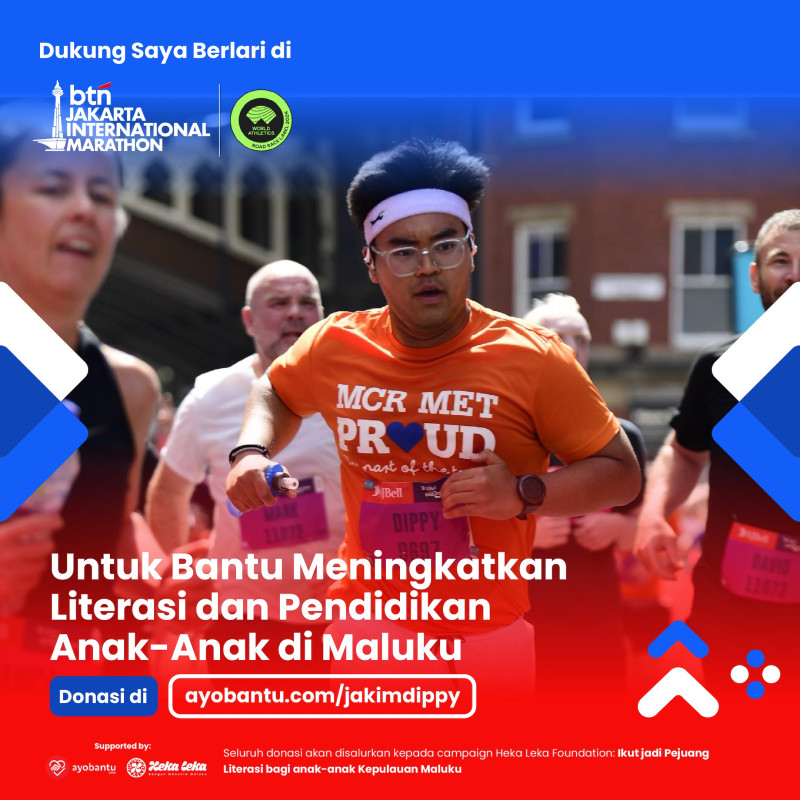Run For Purpose Pendidikan Anak Anak Maluku - Dippy Pradipta