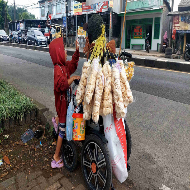 Bantu Ibu Warni Difabel Penjual Krupuk