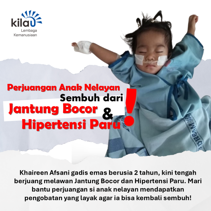 Bantu perjuangan si anak nelayan melawan Jantung Bocor!