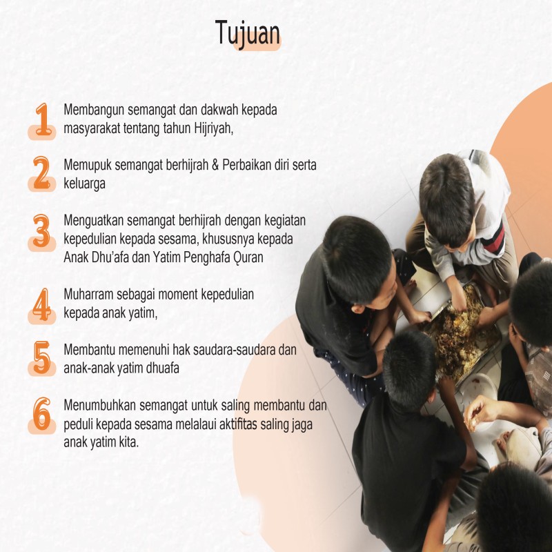 MUHARAM BANGKIT "BAHAGIAKAN YATIM, BANGKITKAN SEMANGAT ANAK INDONESIA"