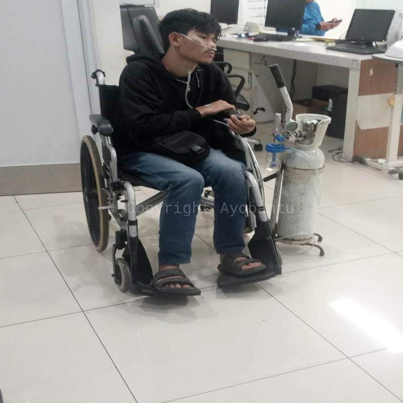 6tahun menderita penyakit paru,kini menderita sakit jantung juga