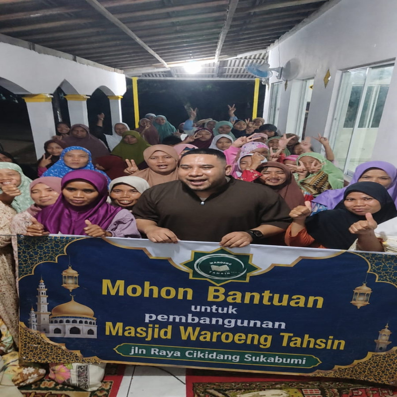 Bangun Masjid di Cikidang
