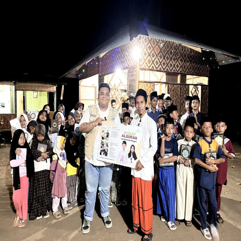 Wakaf Al-Qur'an Untuk Santri di Pelosok Indonesia