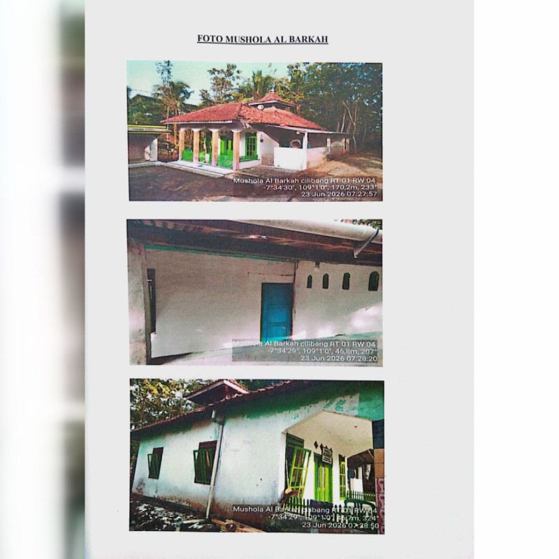 Amal Jariyah Pembangunan Mushola