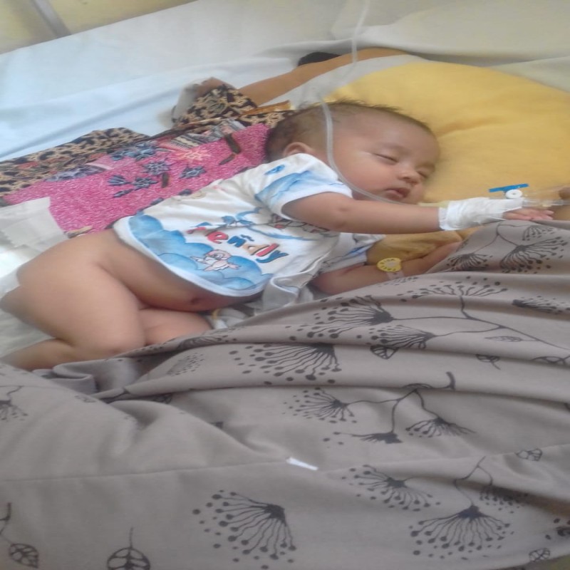 BAYI SHAIMA IDAP TUMOR DI BOKONG, SHAIMA PERLU OPERASI