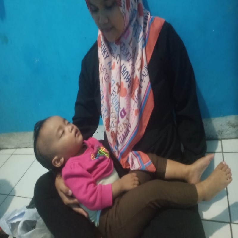 BAYI SHAIMA IDAP TUMOR DI BOKONG, SHAIMA PERLU OPERASI