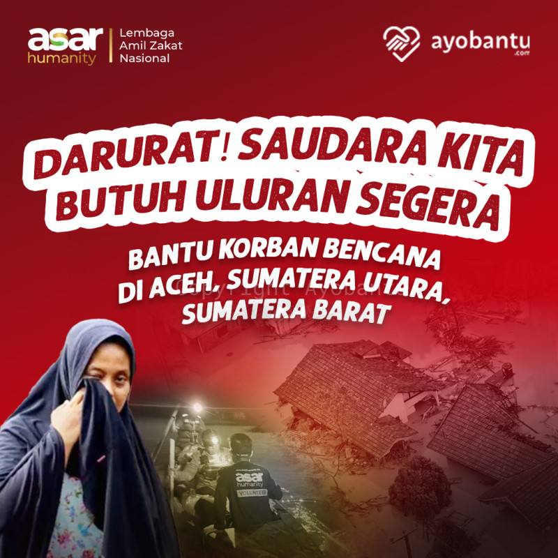 Darurat! Bantu Korban Bencana Aceh