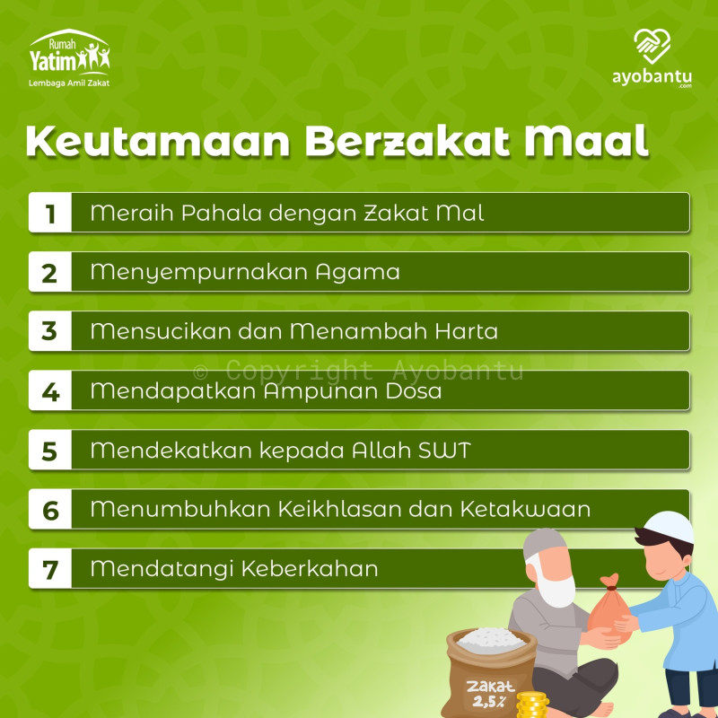 Tunaikan Zakat Maal untuk Bersihkan Harta