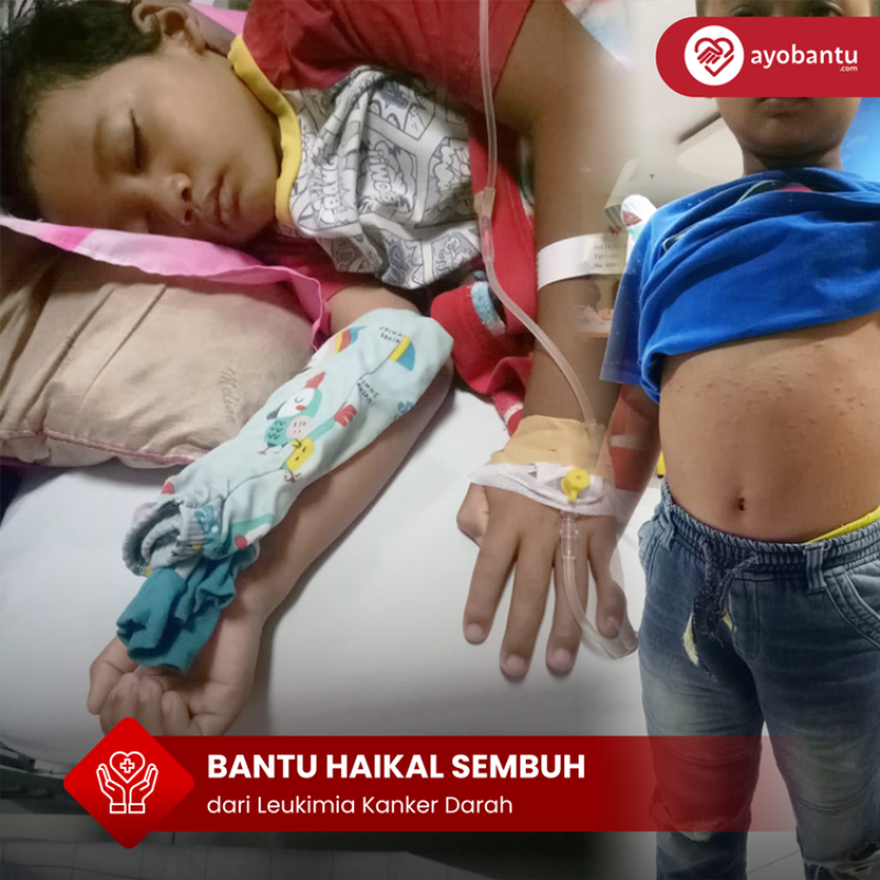 Bantu Haikal Sembuh dari Leukimia Kanker Darah